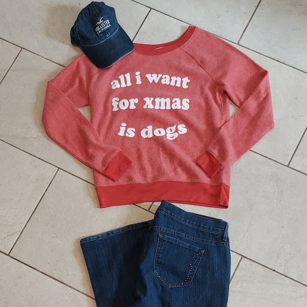 Christmas graphic sleepwear sweater